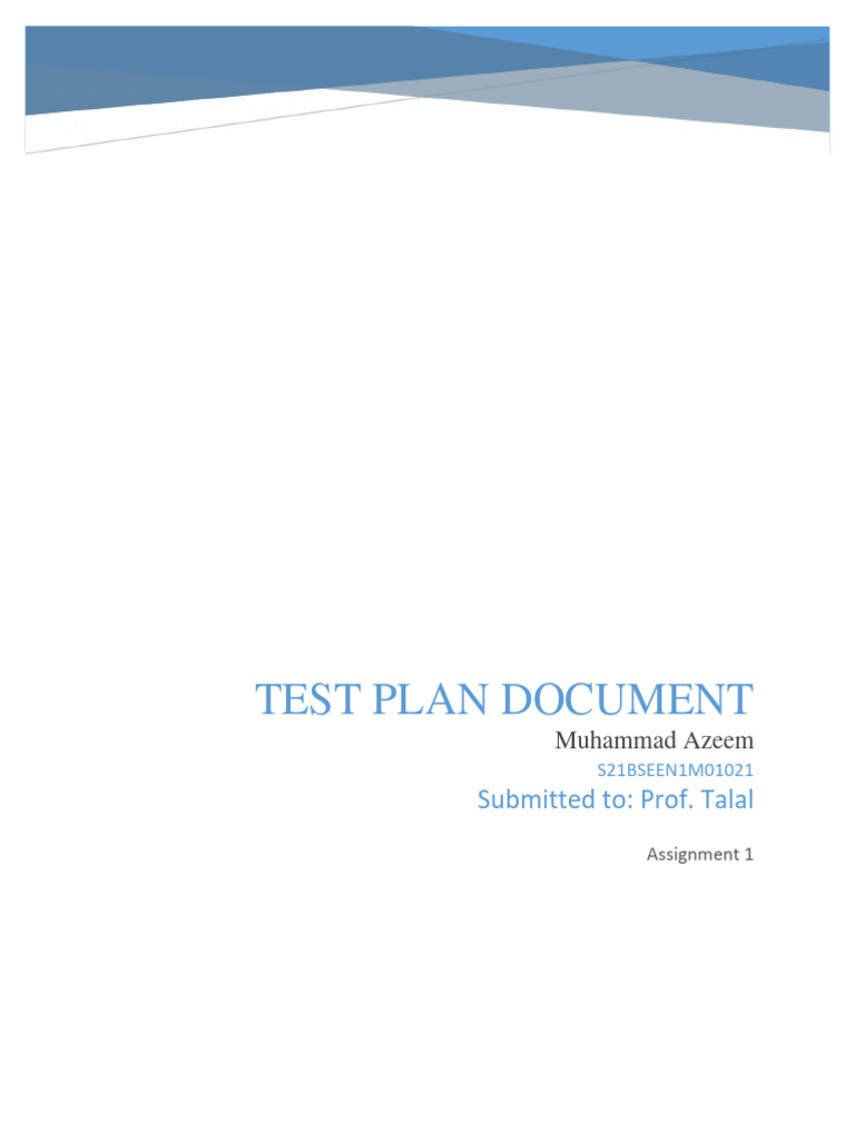 Test Plan | Download Free PDF | Software Testing | Usability