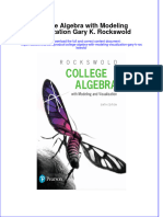 College Algebra With Modeling Visualization Gary K Rockswold Online Ebook Texxtbook Full Chapter PDF
