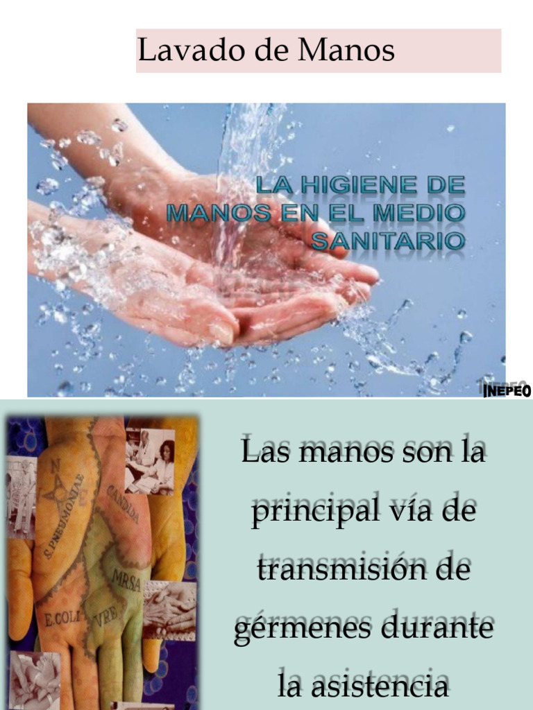 Importancia del Lavado de Manos en Salud | PDF | Lavado de manos ...