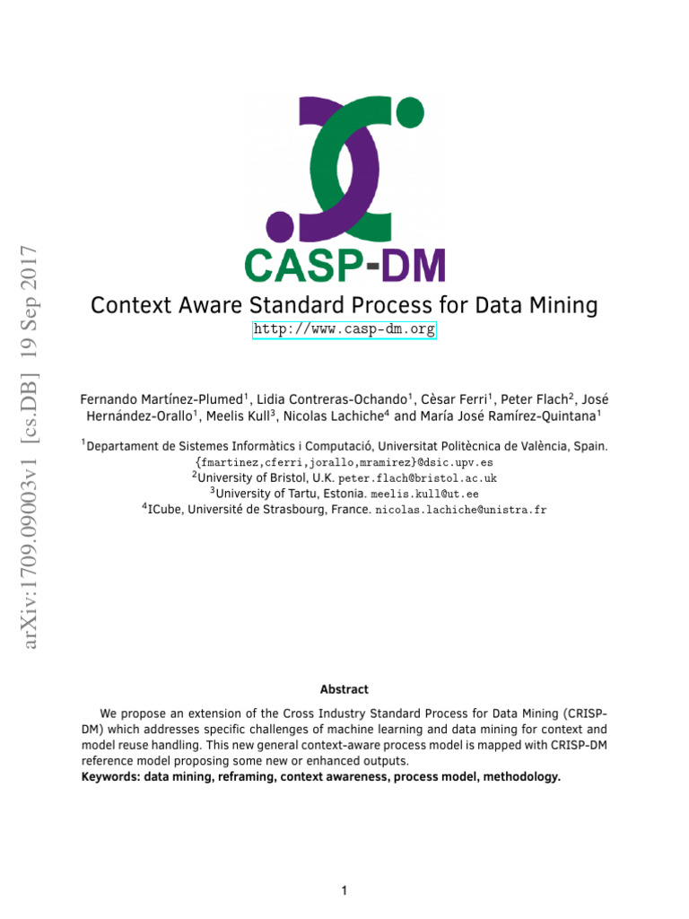 Data Mining for Context Adaptation | PDF | Data Mining | Goal