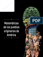 MATEMÁTICAS DE LOS PUEBLOS ORIGINARIOS DE AMÉRICA 