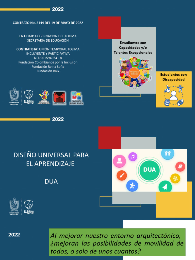 Implementación del DUA en Educación | PDF | Aprendizaje | Plan de estudios