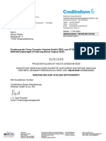 Forderung Der Firma Transdev Vertrieb GMBH (TDV) Vom 07.08.2023 Aus Beförderungsentgelt (Forderung Monat August 2023)