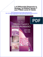 Color Atlas of Differential Diagnosis in Dermatopathology 1st Edition Jennie T Clarke Klaus F Helm Loren E Clarke