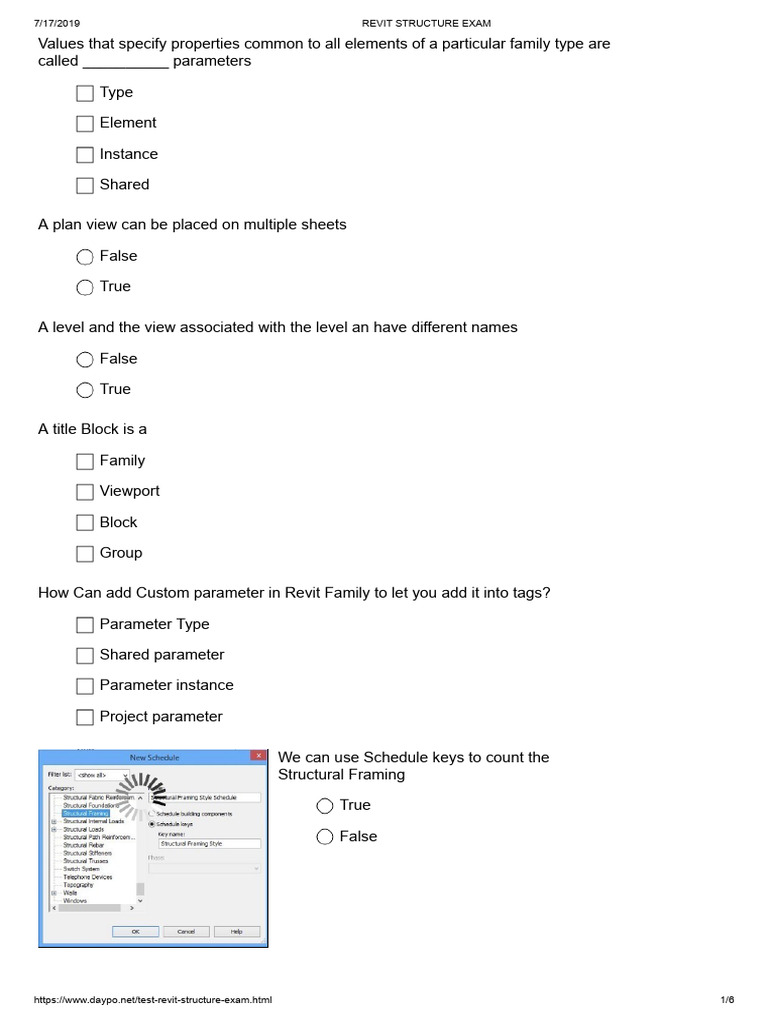 Revit Structure Test | Download Free PDF | Autodesk Revit | Technical ...