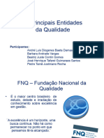 As Principais Entidades Da Qualidade: Participantes