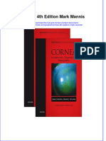 Ebook Cornea 4Th Edition Mark Mannis Online PDF All Chapter