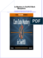 Core Data Mastery in Swiftui Mark Moeykens Online Ebook Texxtbook Full Chapter PDF