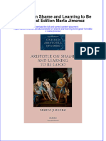 Ebook Aristotle On Shame and Learning To Be Good 1St Edition Marta Jimenez Online PDF All Chapter