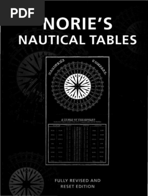 Nories Nautical Tables | PDF