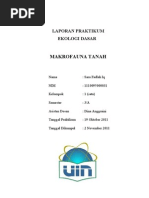 Download laporan praktikum ekologi dasar makrofauna tanah by Syara Fadlah SN73412551 doc pdf