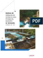 Manual de Operacion Del Sistema de Agua Potable