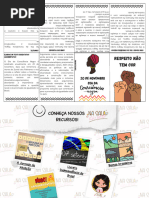 Livrinho Dobradura Dia Da Consciência Negra