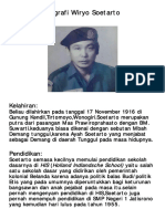 Riwayat Hidup Wiryo Soetarto (Kepala Desa Jatisrono Ke-1)