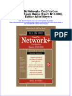 Ebook Comptia Network Certification All in One Exam Guide Exam N10 008 8Th Edition Mike Meyers Online PDF All Chapter
