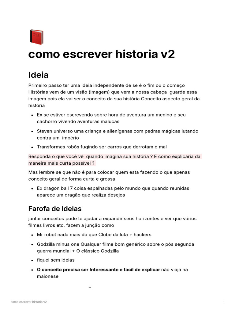Como Escrever Histórias Eficazes | PDF | Intenção | Super-Homem