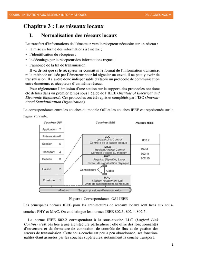 Introduction aux réseaux locaux et Ethernet | PDF | Ethernet ...
