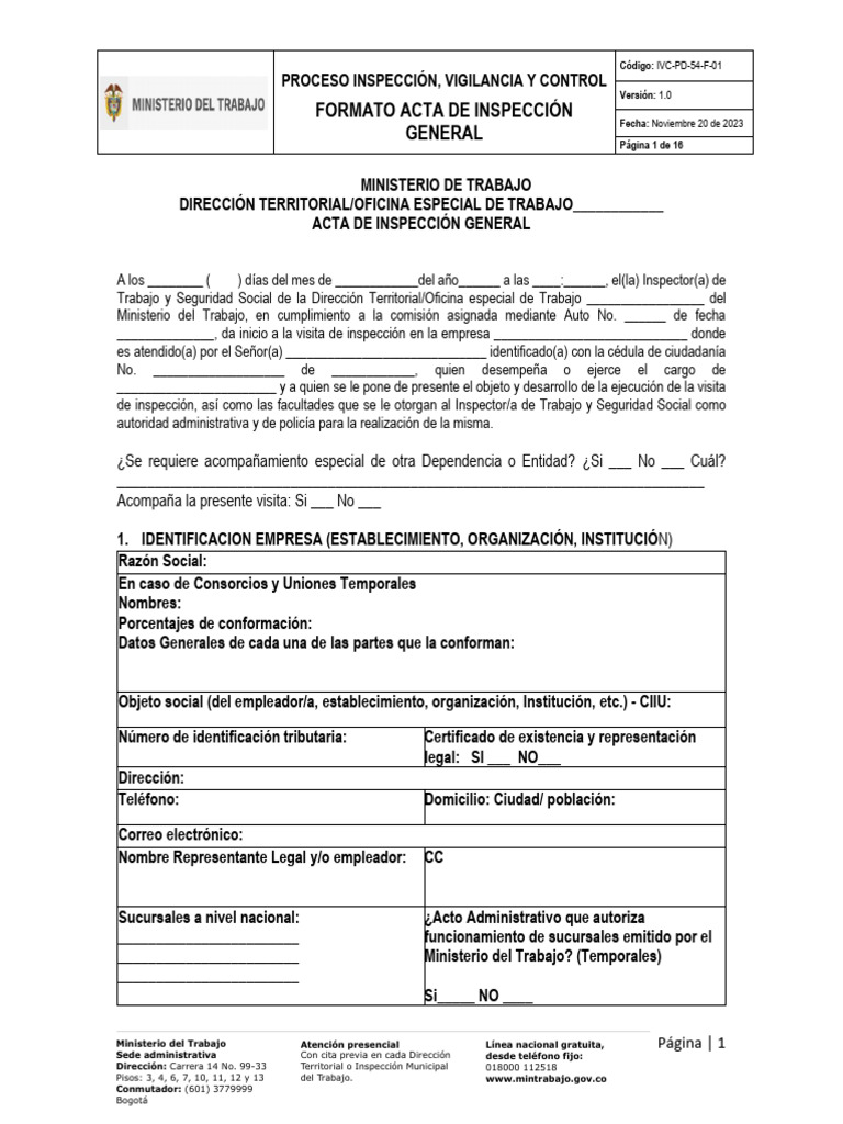Formato Inspeccion Visual Pdfhoja De Inspeccion General De Registros