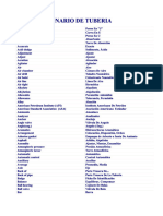 Diccionario de Tuberia Diccionario de Tu