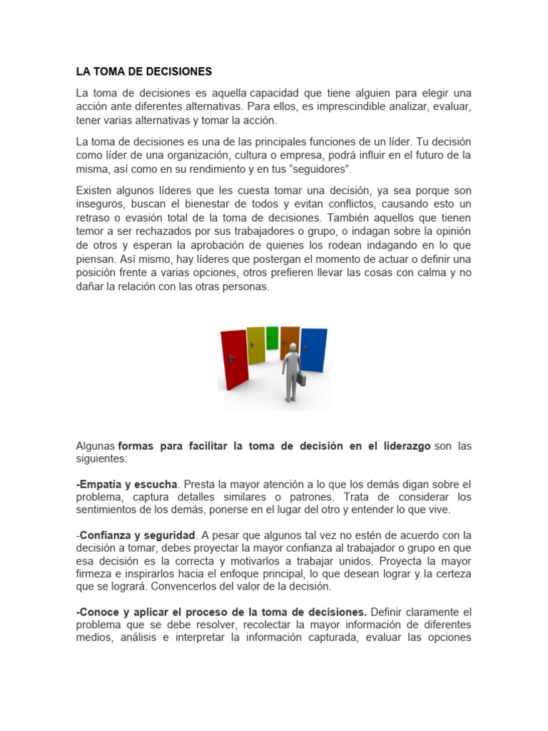 Estrategias Efectivas en Toma de Decisiones | PDF | Toma de decisiones