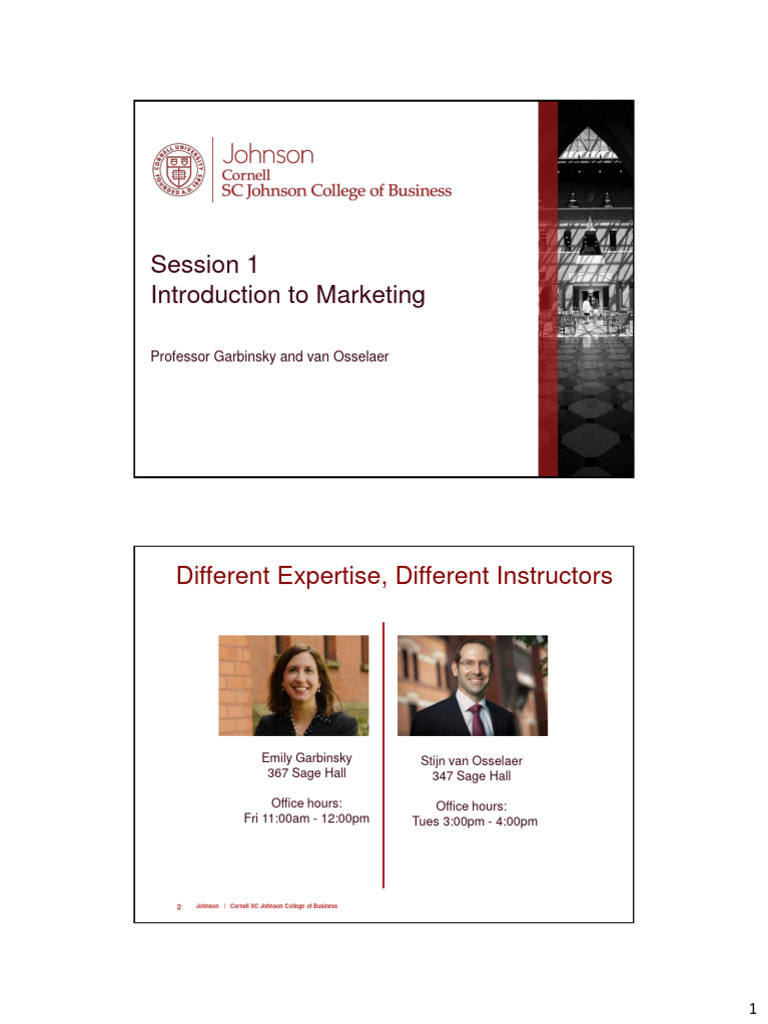 Course+Introduction+-+Garbinsky | PDF | Customer | Business Economics