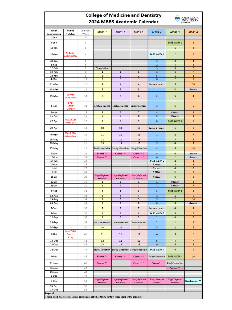 2024-mbbs-academic-calendars-pdf-observances-holidays