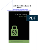 Cybersecurity 1St Edition Duane C Wilson Online Ebook Texxtbook Full Chapter PDF