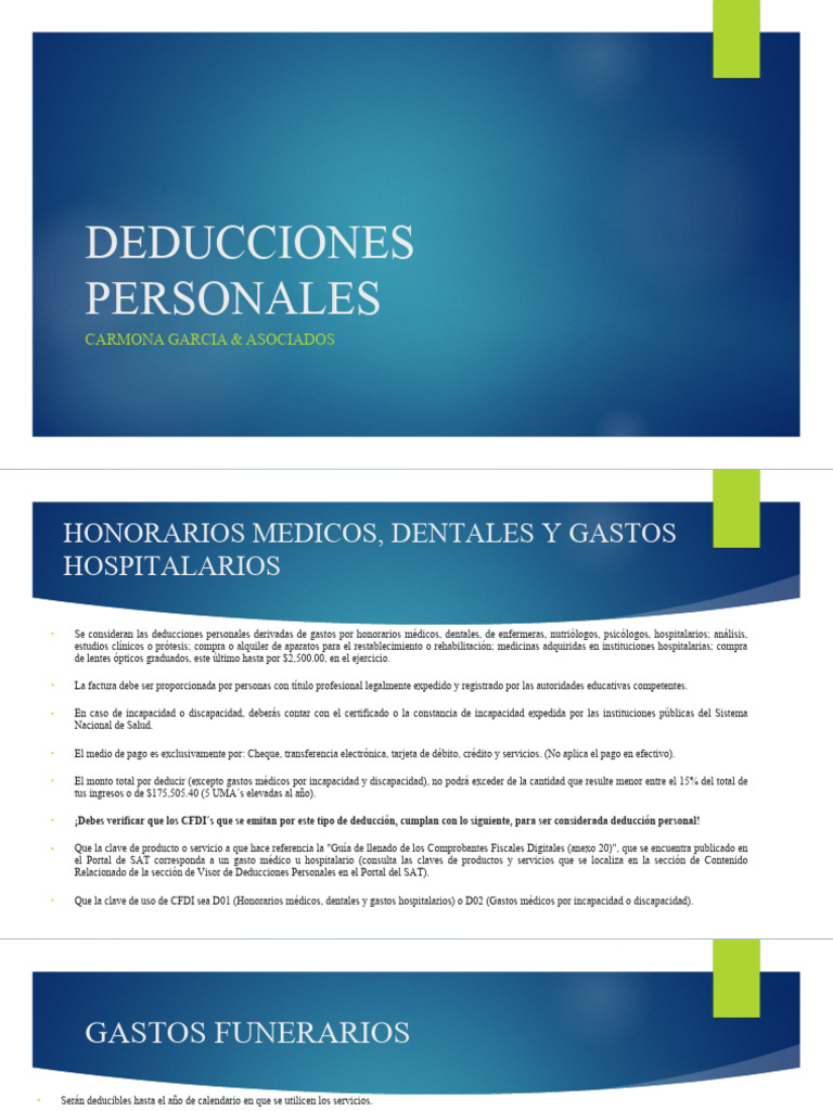 Deducciones por Gastos Médicos D02 | PDF | Tarjeta de débito | Cheque