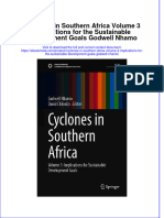Cyclones in Southern Africa Volume 3 Implications For The Sustainable Development Goals Godwell Nhamo Online Ebook Texxtbook Full Chapter PDF