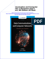 Data Communication and Computer Networks A Business Users Approach 9Th Edition Jill West Online Ebook Texxtbook Full Chapter PDF