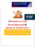 Salesforce CPQ Diwali Dhamaal Hands On Project - Part 1 by Smriti Sharan
