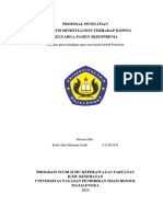 Proposal Penelitian Pengaruh Mindfullness Terhadap Koping Keluarga Pasien Skizofrenia