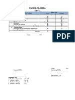 Daftar Nilai PKL