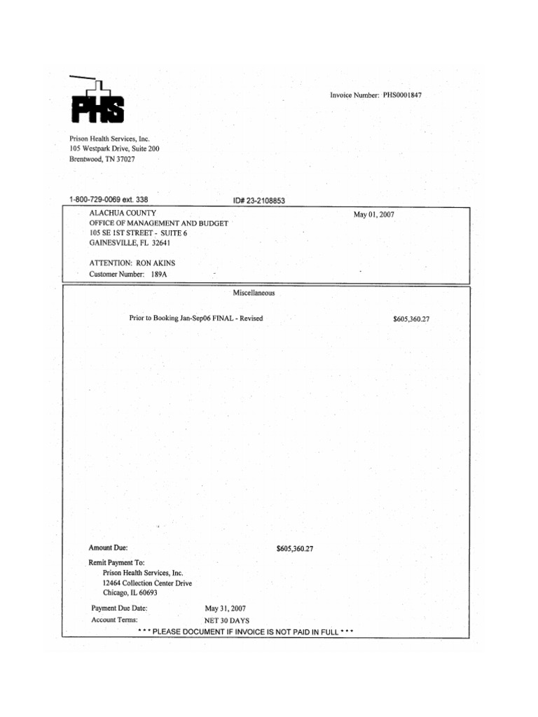 Medical invoice template free pdf