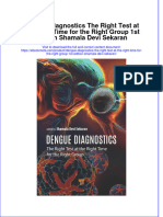 Dengue Diagnostics The Right Test at The Right Time For The Right Group 1St Edition Shamala Devi Sekaran Online Ebook Texxtbook Full Chapter PDF