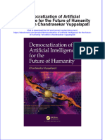 Ebook Democratization of Artificial Intelligence For The Future of Humanity 1St Edition Chandrasekar Vuppalapati Online PDF All Chapter