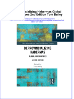 Ebook Deprovincializing Habermas Global Perspectives 2Nd Edition Tom Bailey Online PDF All Chapter