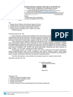 Kabupaten Tanjung Jabung Timur - Surat Pengantar Kegiatan Survey Audit Akurasi Data Madrasah