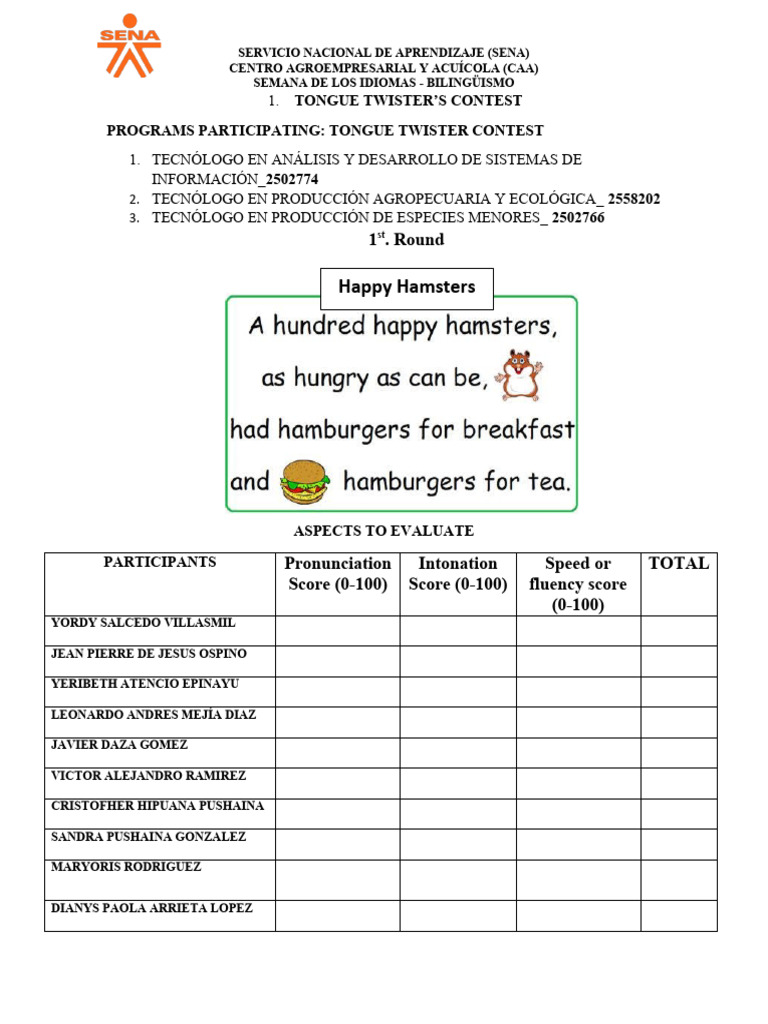 LANGUAGES WEEK (Recuperado) | PDF