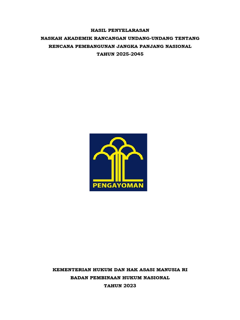 Laporan-KLHS-RPJPN-Tahun-2025-2045 | PDF