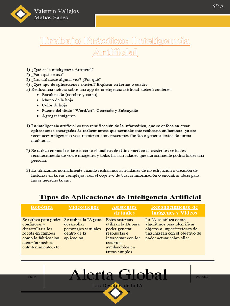 Aplicaciones y retos de la IA | PDF | Inteligencia artificial ...
