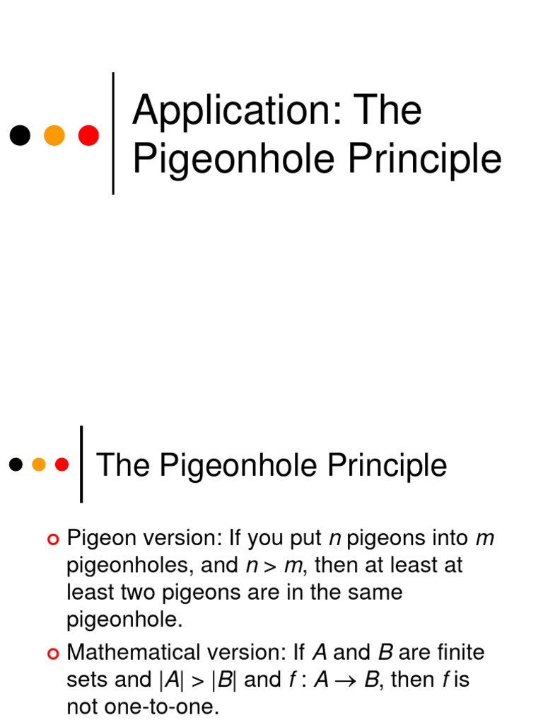 The pigeonhole principle download free pdf mathematical objects