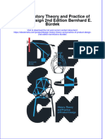 Design History Theory and Practice of Product Design 2Nd Edition Bernhard E Burdek Online Ebook Texxtbook Full Chapter PDF