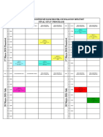 Elo Bahar Fi̇nal Sinav Programi 2023-2024