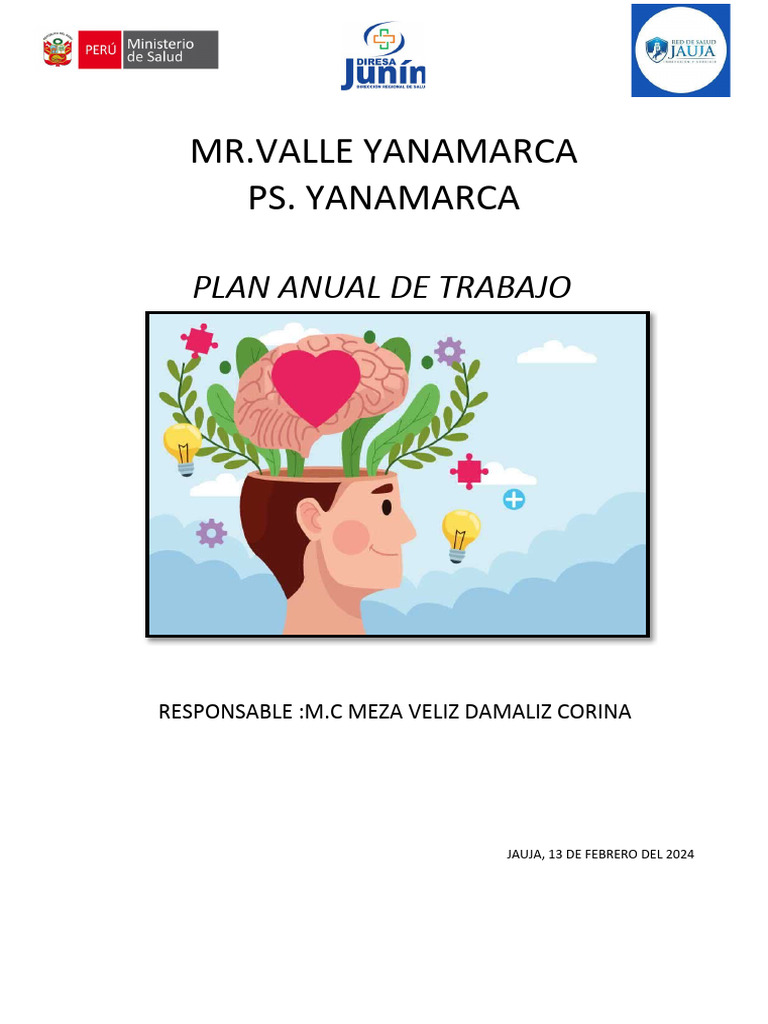 Plan Anual Estrategia Salud Mental | PDF | Salud mental | Trastorno mental