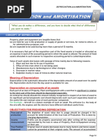 Depreciation and Amortisation