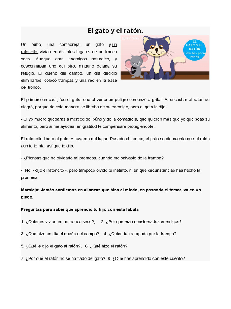 El Gato y El Ratón | PDF
