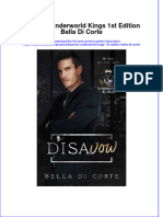 Ebook Disavow Underworld Kings 1St Edition Bella Di Corte Online PDF All Chapter
