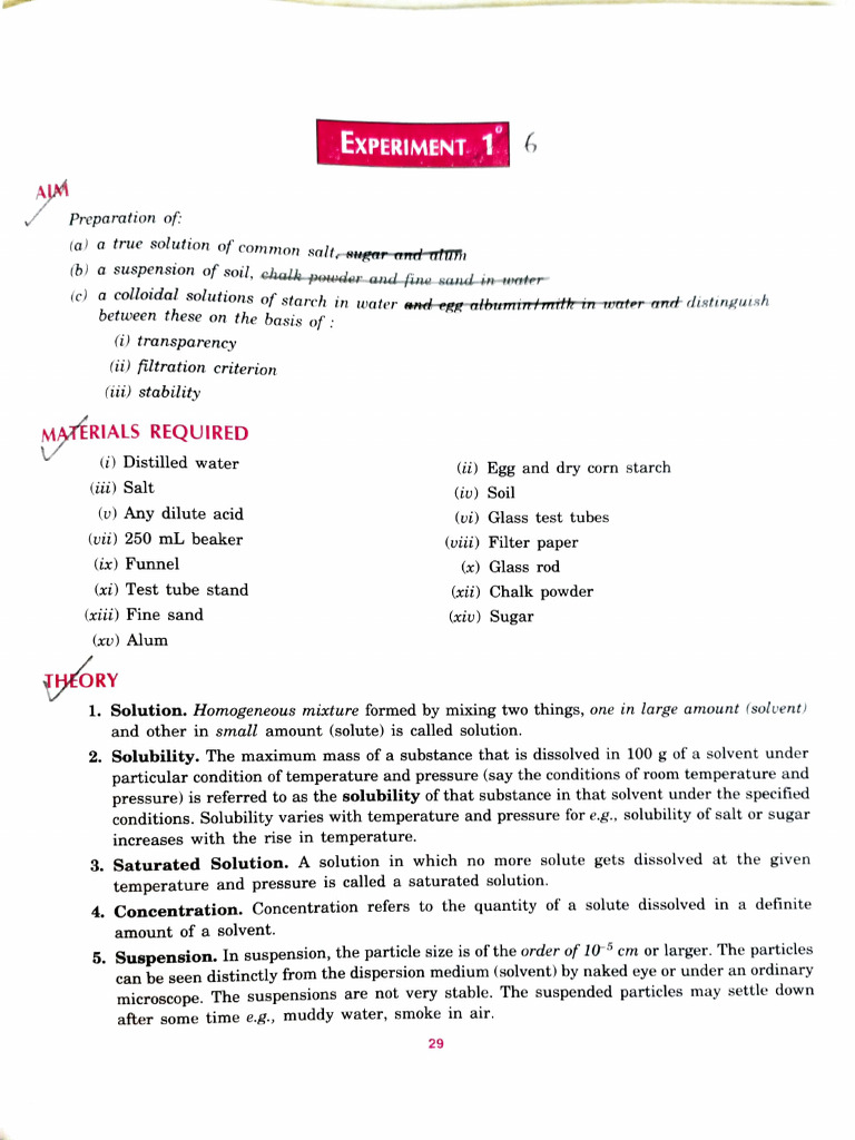 2 Practicals Chem - Holiday Home Work | PDF | Mixture | Filtration