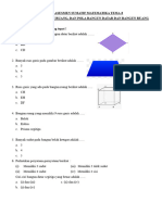 2024 05 19 - Matematika - Latihan Asesmen Sumatif Tema-8 - Bangun Datar Dan Bangun Ruang